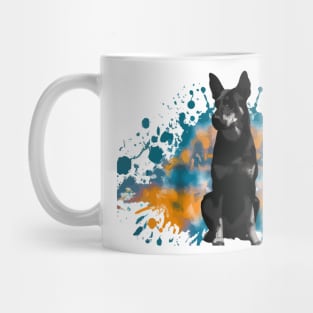 Beauceron Dog Stencil Mug